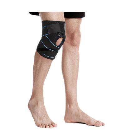BOSREROY Athletic Knee Support Brace - Adjustable Shock-Absorbing Hinged Protection for Sports | International Shipping Available - Buy Online on GoSupps.com