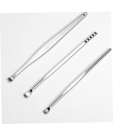 FOMIYES Ear Picking Tool Set - Stainless Steel Ear Wax Remover Ear Cleaner Kit for Adults & Kids Double-Headed Ear Spoon 11.7cm - International Shipping Available - Buy Online on GoSupps.com