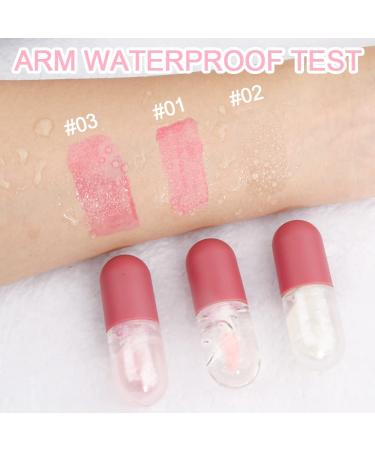evpct 3Pcs Mini Clear Color Changing PH Tinted Lip Gloss Set for Women & Girls - Pink Mood Lip Oil Gloss Balm Pack - Hydrating Moisturizer Lipstick - 0.42 Fl Oz (Pack of 3) - Buy Online on GoSupps.com