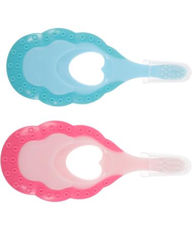 Fomiyes 4-Piece Baby Toothbrush Set | Travel Toothbrushes for Kids | Children's Teeth Cleaning Tools | Portable Toddler Toothbrushes - Buy Online on GoSupps.com