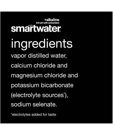 Glaceau smartwater Alkaline With Antioxidant 1 ltr bottles 6 pk 2 ct - Buy Online on GoSupps.com