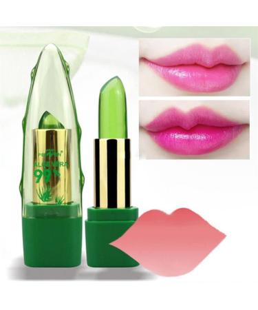 Aloe Vera Lipstick Set - Long Lasting, Moisturizing & Color Changing (3 Pcs) - Buy Online on GoSupps.com