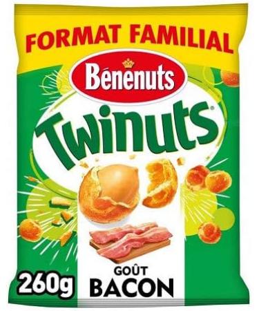 BENENUTS - Twinuts Bacon 260G - Pack of 4  - Buy Online on GoSupps.com