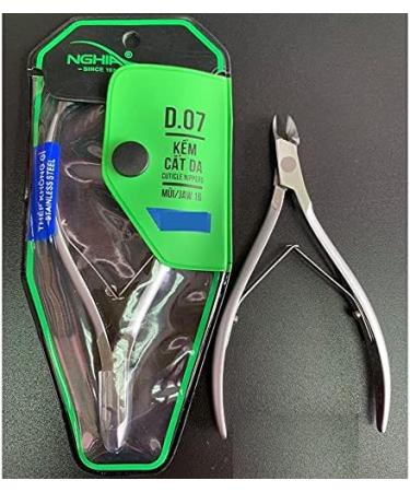 Nghia Professional Stainless Steel Cuticle Nipper C-07 - Double Spring Manicure Tool for Perfect Nail Care - Buy Online on GoSupps.com