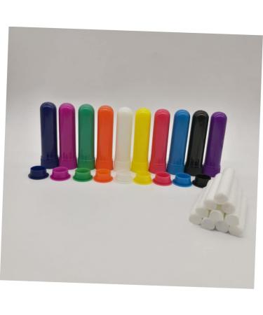 Healifty 24pc Empty Inhaler Tubes for Essential Oils - Silver Nasal Inhaler Sticks - Buy Online on GoSupps.com