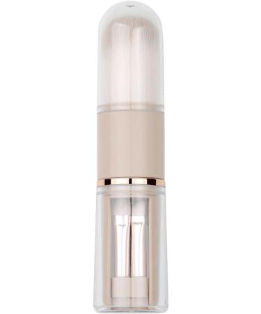 Retractable Makeup Brush | Silicone Concealer Brush - Portable Powder Brushes 5-in-1 Retractable Foundation Concealer Brush for Cosmetics Travel brown - Buy Online on GoSupps.com