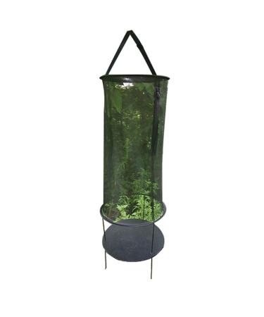 KUANDARMX Insect and Butterfly Habitat Cage Terrarium Butterfly Habitat Insect Cage - Round Pop Up Mesh Net Black
