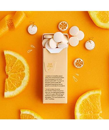 True Gum True Mints - 18er DISPLAY | Sugar-Free Orange Pastilles | Vegan & Plant-Based Chewing Gum 18 x 13g Pack - Buy Online on GoSupps.com