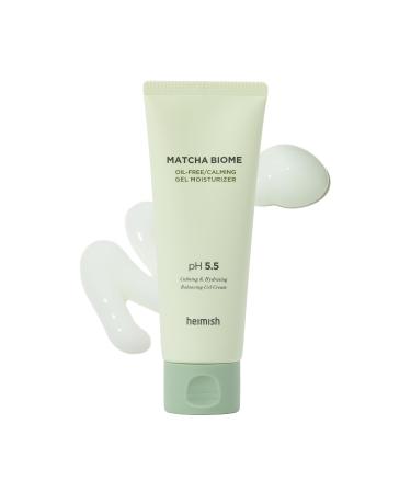 HEIMISH Matcha Biome Oil-free Calming Gel Moisturizer - Moisturizing Cooling Soothing Low Irritating Non-sticky formula with Matcha Probiotics for Oily & Acne-prone Skin pH 5.5 3.4fl.oz/100ml