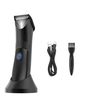Electric Groin Hair Trimmer Electric Body Trimmer Waterproof Groin Hair Clipper Hygiene Grooming for Men