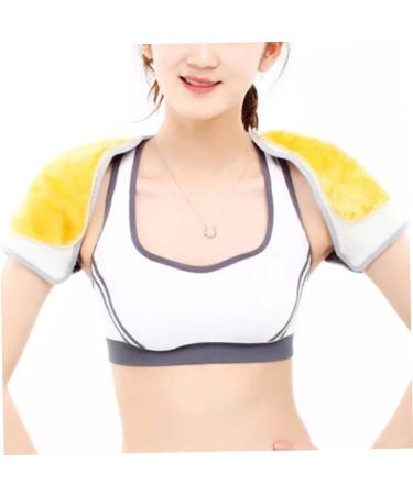 FRCOLOR Heated Shoulder Warmer Pad - Microwavable Shoulder Brace & Compress for Pain Relief - Perfect for Neck & Back Support - Buy Online on GoSupps.com
