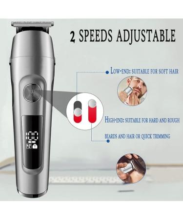 Hair Clippers for Men All in One LCD Adjustable Speeds Hair Trimmer Multifunction Beard Grooming Facial Body Hair Clipper Elelctric Hair Cutting Set (Color : Blue) - Buy Online on GoSupps.com