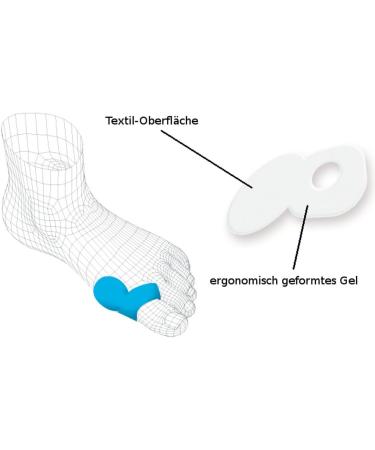 Fabacare Corbby Hallux Gel Protection - Premium Narrow Cap for Hallux Valgus | Comfort & Toe Protection - Buy Online on GoSupps.com