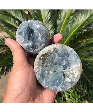 850g-1000g Natural Stones Blue Celestine Geode raw Crystals Clusters 1pc Chakra Reiki Balancing - Buy Online on GoSupps.com