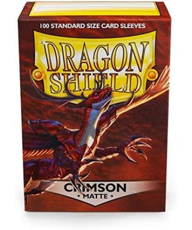 Dragon Shield Matte Crimson 100 Sleeves: Arcane Tinmen ART11021 - Buy Online on GoSupps.com