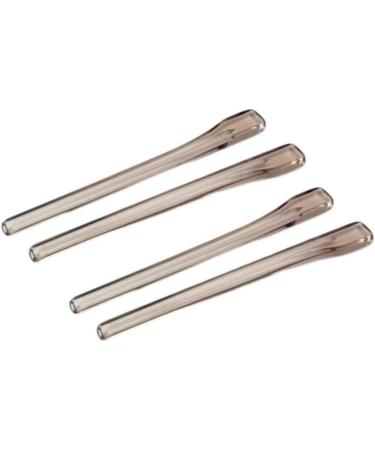 Light Brown Transparent Glasses End Tips - 2 Pairs of Glassen Leg Ear Hook Holders for Thin Metal Frames - Buy Online on GoSupps.com