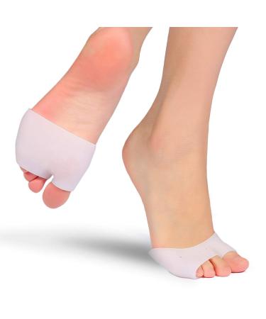 WCHIUOE METATALSAL GEL PADS MITSCATION COUSE with breathable air holes Foot cushion Balls forefoot pads Foot pads for midfoot bones for pain in the forefoot area for hiking Joggen Yoga