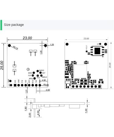 Buy KCVzitrds Radarmodule LD6002 FMCW Sensor - Monitor Body Signs Respiratory & Heart Rate - Easy Installation - Global Shipping - Buy Online on GoSupps.com