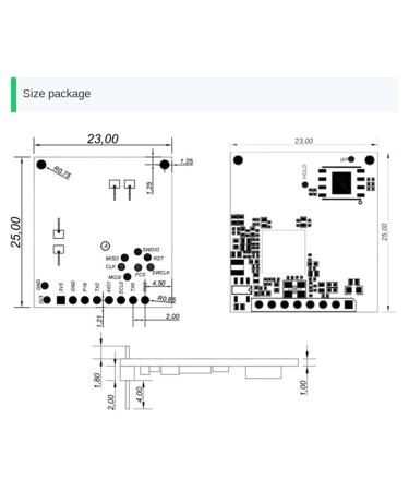 QUR LD6002 FMCW Radar Module - 60g Millimeter Wave Body-Signing Sensor for Respiratory & Heart Rate Monitoring - Easy to Use | International Shipping Available - Buy Online on GoSupps.com