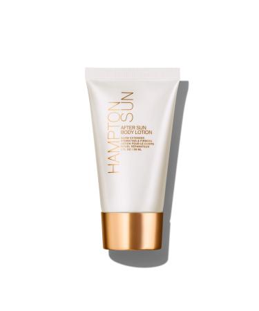 Hampton Sun After Sun Body Lotion 2 oz. Travel Size | Hydrating & Firming Moisturizer with Hyaluronic Acid & Cocoa Butter | Soothes Nourishes & Prolongs Sun-Kissed Glow | Lightweight Smooth Finish