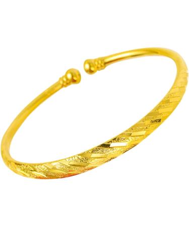 VALICLUD 3 Pcs Couple Gifts Open Bracelets Gold Cuff Bangle Charm Bracelet For Couples Birthday Bangle Gifts Bond Bracelets for Bangles The Gift Golden Bracelet Ladies Friendship To Open - Buy Online on GoSupps.com
