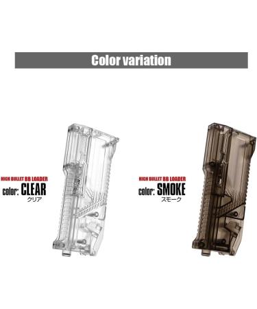Lancer Tactical x Laylax Satellite Ambidextrous Swiveling Arm High Capacity Airsoft Speedloader - Smoked Color (Japanese Made) | Holds up to 140 BBS for Quick Reloads - Buy Online on GoSupps.com