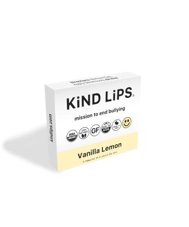 Kind Lips Vanilla Lemon Organic Lip Balm Natural Moisturizing Lip Care 5 Pack Vanilla Lemon 1 Count (Pack of 5) - Buy Online on GoSupps.com