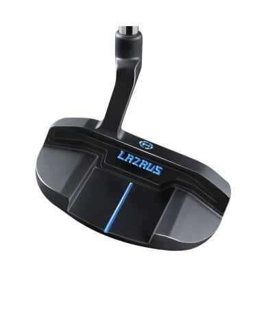 LAZRUS Premium Black Golf Putter with Putter Head Cover- Right and Left Handed Golf Club Mallet Putter - Buy Online on GoSupps.com