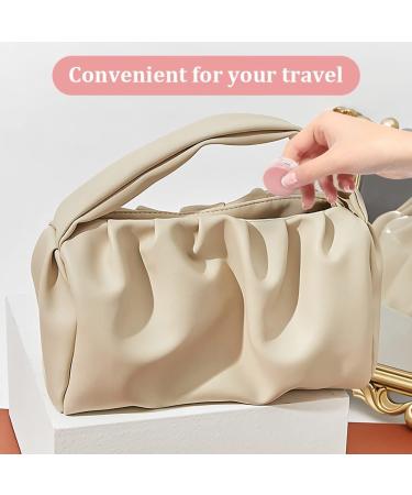 Flintronic Plastic Cosmetic Jar*64 Transparent & Visible Sample Container Jar Screw Cap Bottle with Sticker & Small Spoon Suitable for Cosmetic/cream/gel/paste/beads/mineral Items(Orange Pink) 64pcs Orange Pink - Buy Online on GoSupps.com