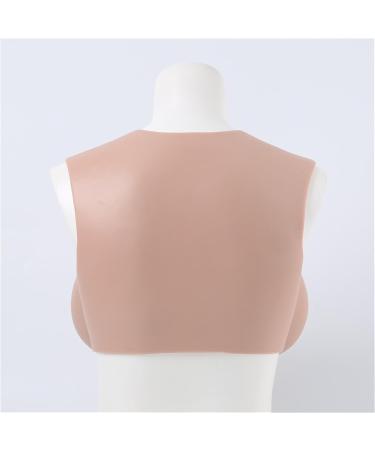 Knobco Round Neck Silicone Breast Forms - Realistic Fake Breasts for Mastectomy Weddings Halloween & Cosplay | Brown Skin Size H 1400G - Buy Online on GoSupps.com