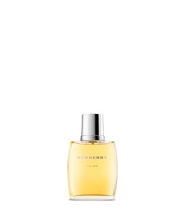BURBERRY Classic Eau de Toilette Woody Men's Cologne With Notes of Bergamot Fresh Mint Sandalwood & Amber Long Lasting Fragrance 3.3 Fl Oz (Pack of 1)