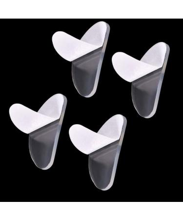 20 Pairs D-Shaped Self-Adhesive Silicone Nose Pads for Glasses - Anti-Slip Pillow for Full-Rimmed Frames - Transparent - Green Flamingo - Buy Online on GoSupps.com