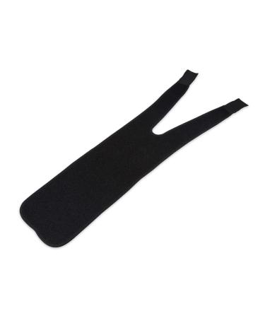 Adjustable Thigh Brace Support - Compression Sleeve Wrap Universal Size Black - Latex Neoprene for Pain Relief | International Shipping Available - Buy Online on GoSupps.com