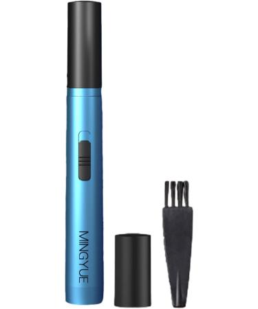 Povanjer Hair Trimmers for Ears Electric Eyebrow Trimmer For Women Double Edged Blades Facial Hair Clipper Waterproof Hair Clipper For Nose Ears Blue - Buy Online on GoSupps.com