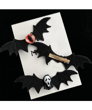 JSGHGDF Dark Hair Clip Barrettes Black Bowtie Devil Wing Hair Clip Set Bat Wing Barrettes 1 - Buy Online on GoSupps.com