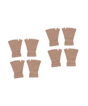 NOLITOY 4 Pairs Wrist Protector Hand Brace Wrist Brace with Thumb Compression Gloves Brace Wrist Support Gloves