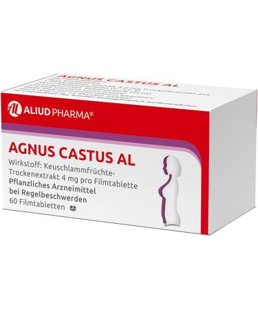Agnus Castus Al - 60 Film-Coated Tablets | M nchspfeffer for Menstrual Rhythm | Aliud Pharma - International Shipping Available - Buy Online on GoSupps.com