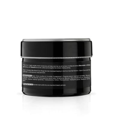 Vasu Greeko Man Beard Cream - 50ml | Nourish & Style with Shea Butter Olive Oil & Vitamin E - Buy Online on GoSupps.com