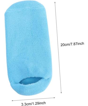 FRCOLOR Features Socks for Women moisturizing Gel Gloves Cracked Heels Gel Socks Moisturizing Toe Socks Hydrating Gloves Toeless Gel Socks Dry feet Gel Socks Miss Silicone Socks Hand - Buy Online on GoSupps.com