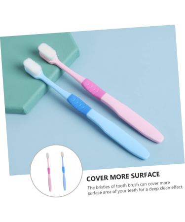 Minkissy 6 pcs Soft Toothbrush Set for Adults | Micro Hand Toothbrushes | Ultimate Oral Hygiene & Gum Care | Family Package - Buy Online on GoSupps.com