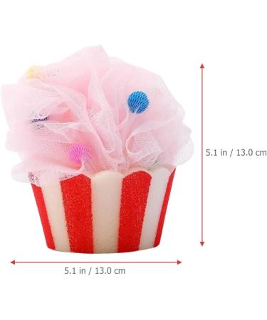 Beavorty 2pcs Cartoon Bath Ball & Sponge Set | Exfoliating Shower Pouf & Loofah for Kids & Travel - Buy Online on GoSupps.com