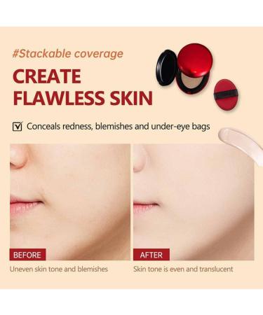 Red Cushion Foundation Cushion Foundation For Glass Skin Long Lasting Cushion Complexion Moisturizing Foundation For Flawless Makeup Uniform Complexion (Red 23N) - Buy Online on GoSupps.com