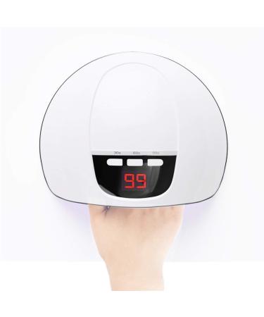 Angnya 54W Professional UV LED Nail Lamp - Automatic Start Sensor 3 Timer Settings for Perfect Manicure & Pedicure - Buy Online on GoSupps.com