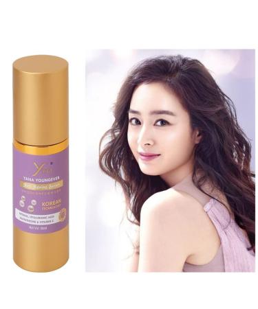 Yana Yana Booster Anti Aging Serum With Hyaluronic Acid Vitamin C Brightening Serum For Dark Spots Fine Lines And Wrinkles For A Glowing And Younger Skin Anti Aging & Facial Serum By Korean Technology
