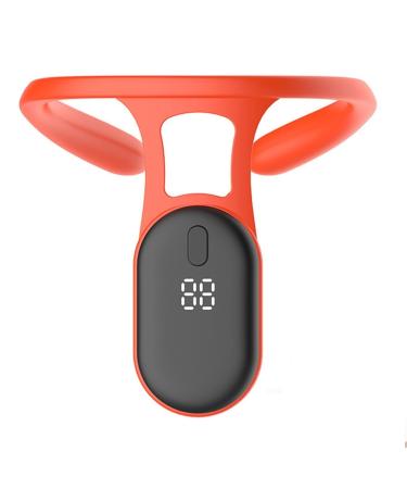 Smart Posture Corrector Portable Back Support Hunchback Correction Smart Posture Reminder Corrector Device Back Posture Monitoring Keep A Health Body Posture (Color : Orange)