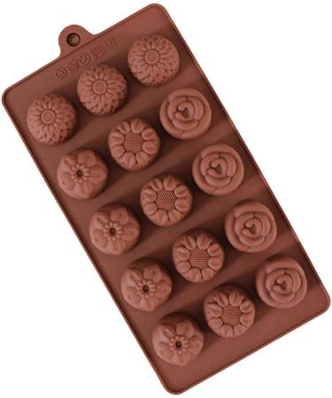 MAGICLULU 2pcs Decor Chocolate Silicone Molds Sphere Baking Silicone Candy Mold Candy Molds Silicone Moulds Cake Mold Silcone Molds Flower Baking Mould Cake Baking Molds Waffles Flowers mediumx2pcs Coffeex2pcs - Buy Online on GoSupps.com
