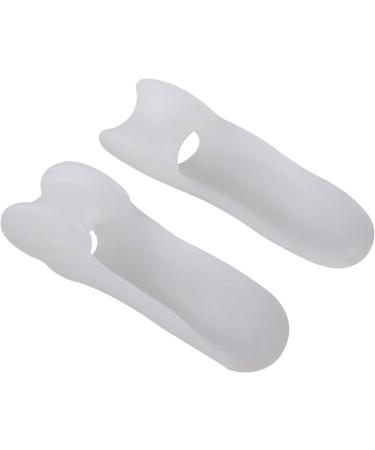 Futheda 2 Pairs Hallux Valgus Toe Separator - Silicone Corrector & Protector for Little Toe - White - Buy Online on GoSupps.com
