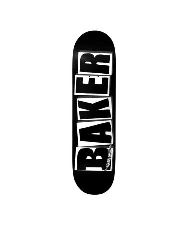 Baker Brand Logo Deck-8.0 Black/White Skateboard Deck