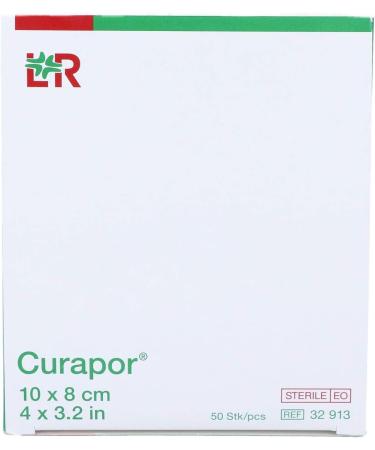 Curapor Surgical Wound Dressing Sterile 10cm x 8cm - 50 Pieces | International Shipping Available - Buy Online on GoSupps.com