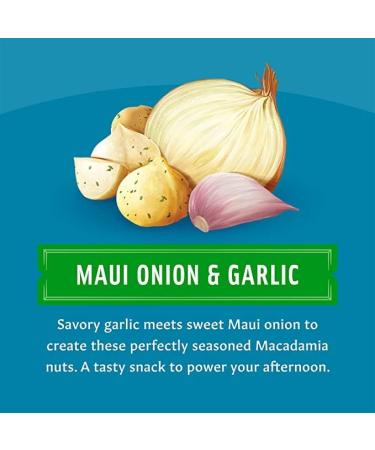 Mauna Loa Maui Onion & Garlic Macadamias Gluten-Free Keto Friendly 4 oz. (Bag of 2) Bundle With a Snack Scout Lunch Bag - Buy Online on GoSupps.com